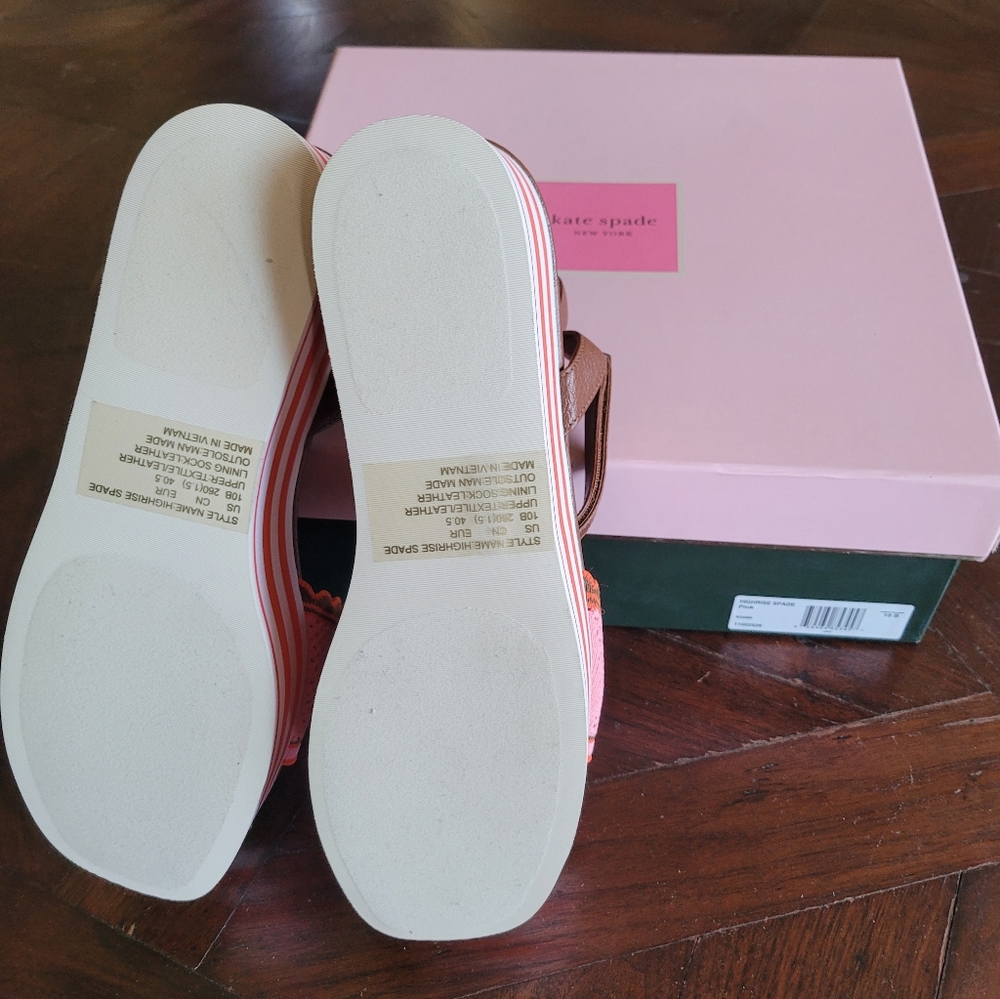 New Kate Spade HighRise Pink shoes for women size 10B - Picture 2 of 2